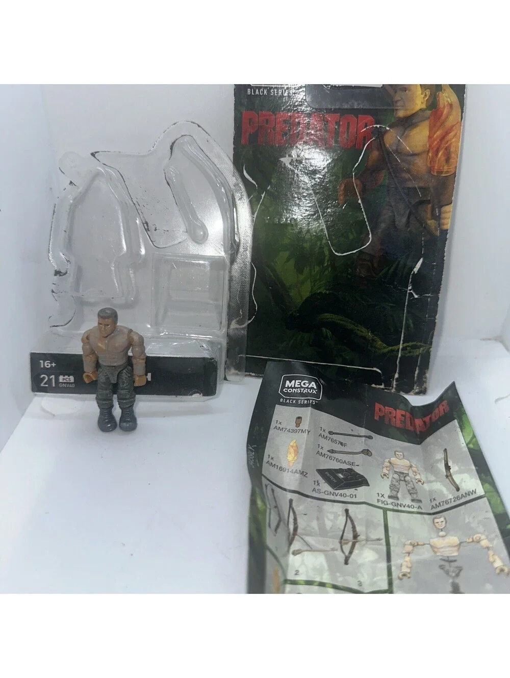 Mega Construx BLACK SERIES PREDATOR DUTCH ARNOLD SWARZENEGGER Free Shipping
